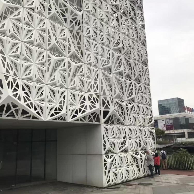 湖南省外墙雕花铝单板加工外墙铝单板冲孔铝幕墙厂家定制