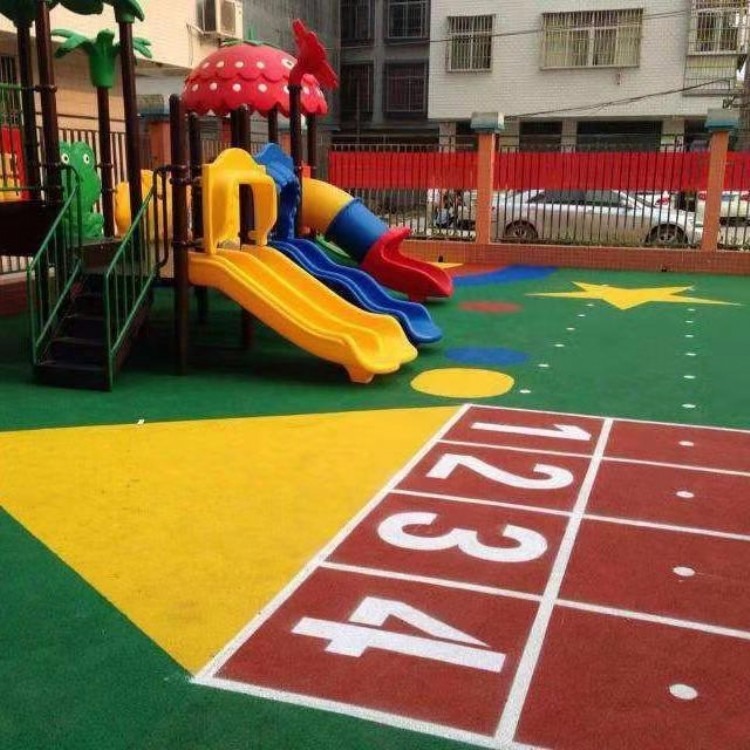 幼儿园塑胶地坪 幼儿园塑胶场地价格 幼儿园橡胶地板