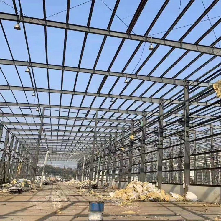 南京越新二手钢结构厂房旧钢结构厂房现货大跨度行车房低价出售
