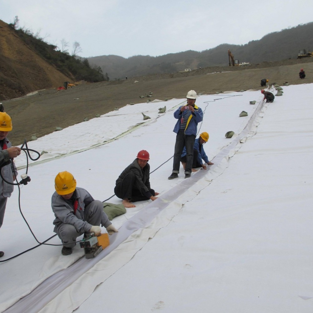 膨润土防水毯厂家直销河道维护堤坝护坡 水库环保防渗