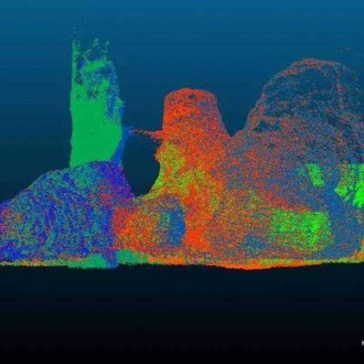 南京宁瑞计量3d激光扫描仪矿山三维点云模型