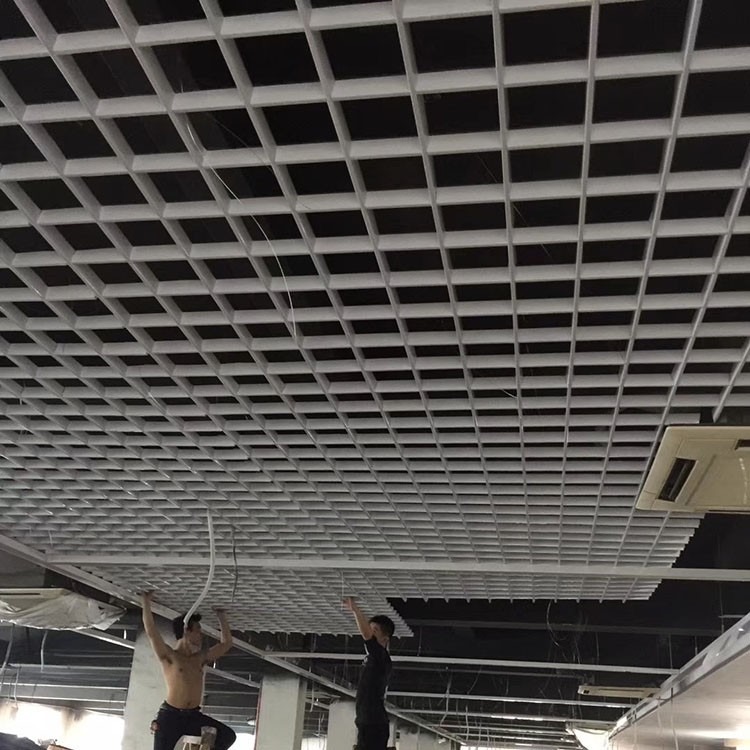 铝格栅吊顶150x150铝格栅微机房天花吊顶