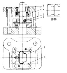 搜索"塑胶模具及制造 落料模的结构很多,最简单的是由一