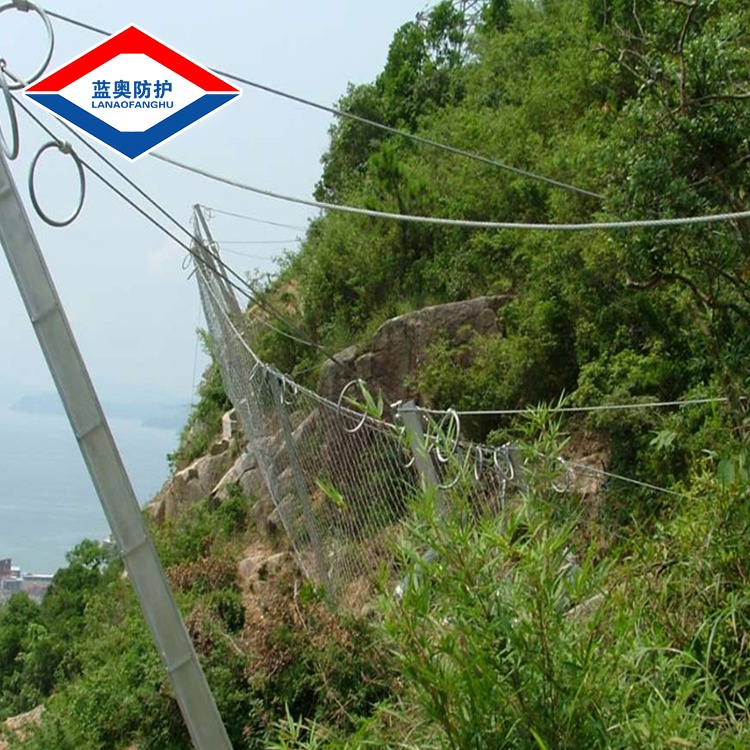 河北程泰生产及施工 sns被动边坡防护网钢丝绳被动拦石网DO/08/150