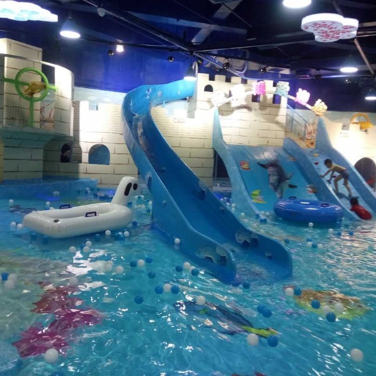双桨儿童水上乐园设备城堡系列室内恒温儿童水上乐园水上游乐设备