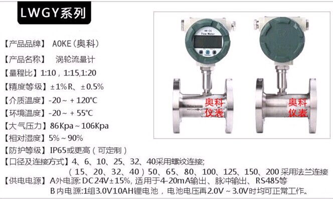 涡轮流量计原理