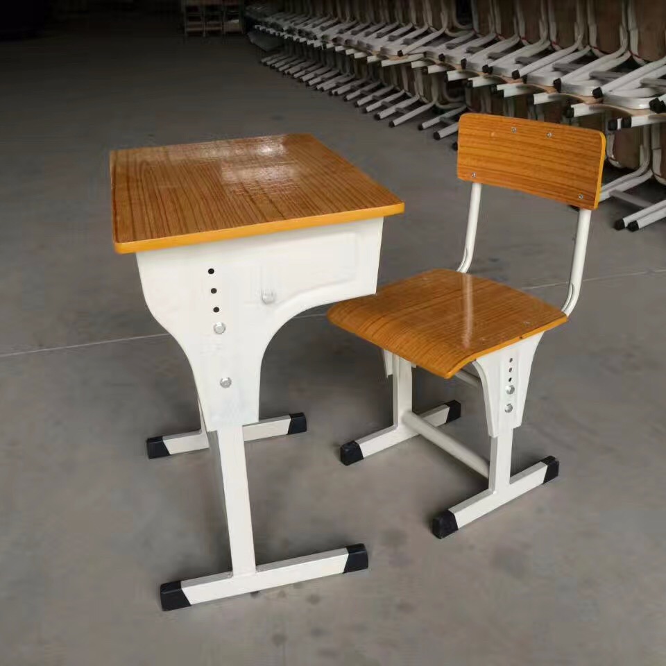 厂家批发 学生课桌椅 塑钢课桌椅 升降课桌椅 学校书桌