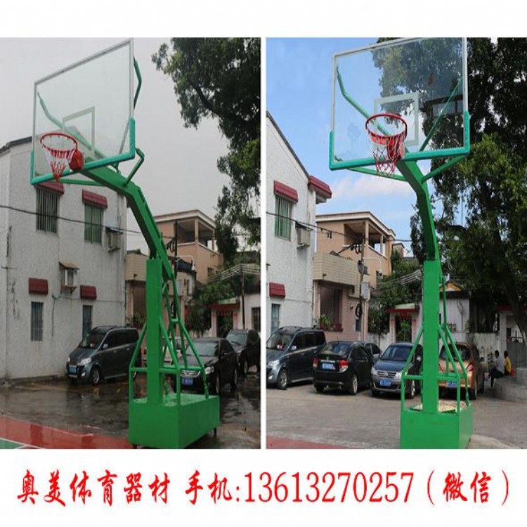 实惠的平箱篮球架 户外可移动篮球架