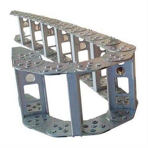 莱阳式钢制拖链，TL125封闭式机床钢铝拖链