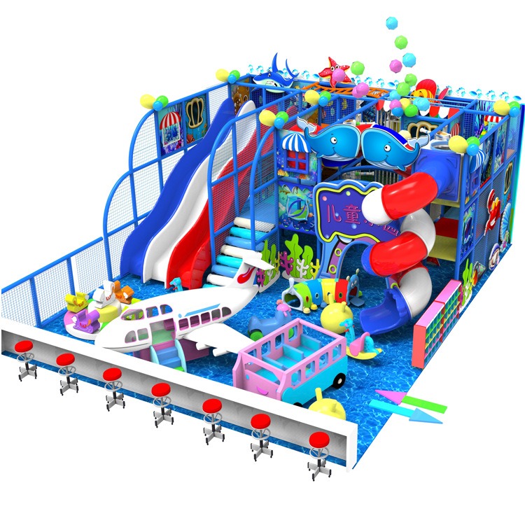 2019新型电动淘气堡设备室内儿童乐园游乐设施专业生产淘气堡