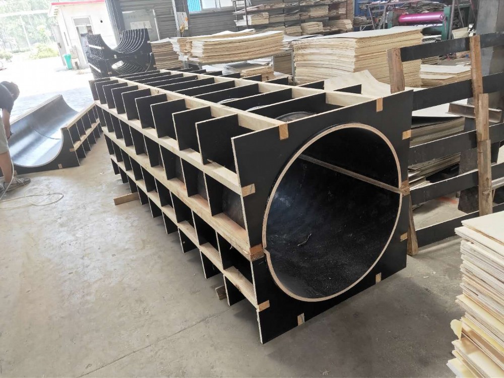 内蒙古乌兰察布木质建筑圆形模板定制生产 欧特 圆柱模板定制生产