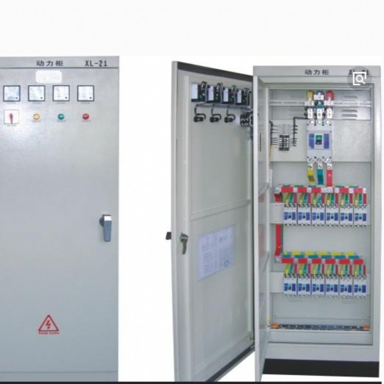 低压柜厂家生产 低压变频xl-21动力控制柜 水泵电机软启动开关柜 工地一二三级施工箱