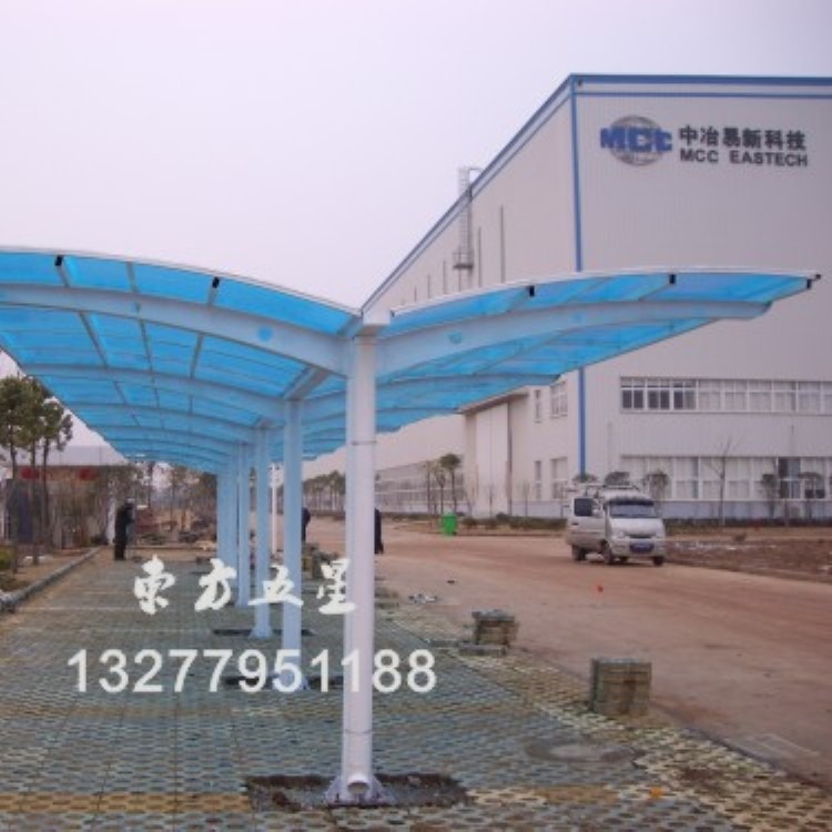 武汉阳光板自行车停车棚制作加工厂 TCP-01