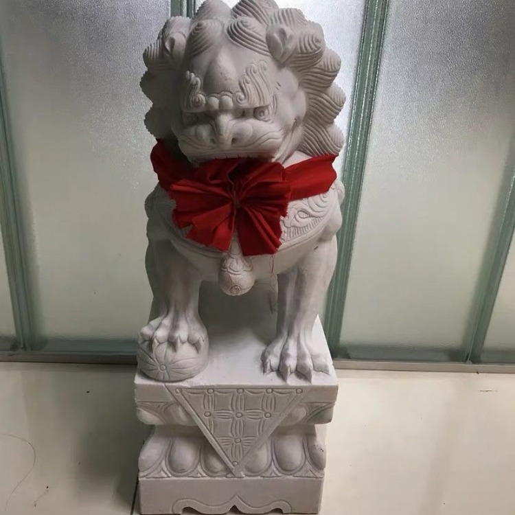 弘正雕塑 石雕狮子 爬狮子现代狮子 厂家直销