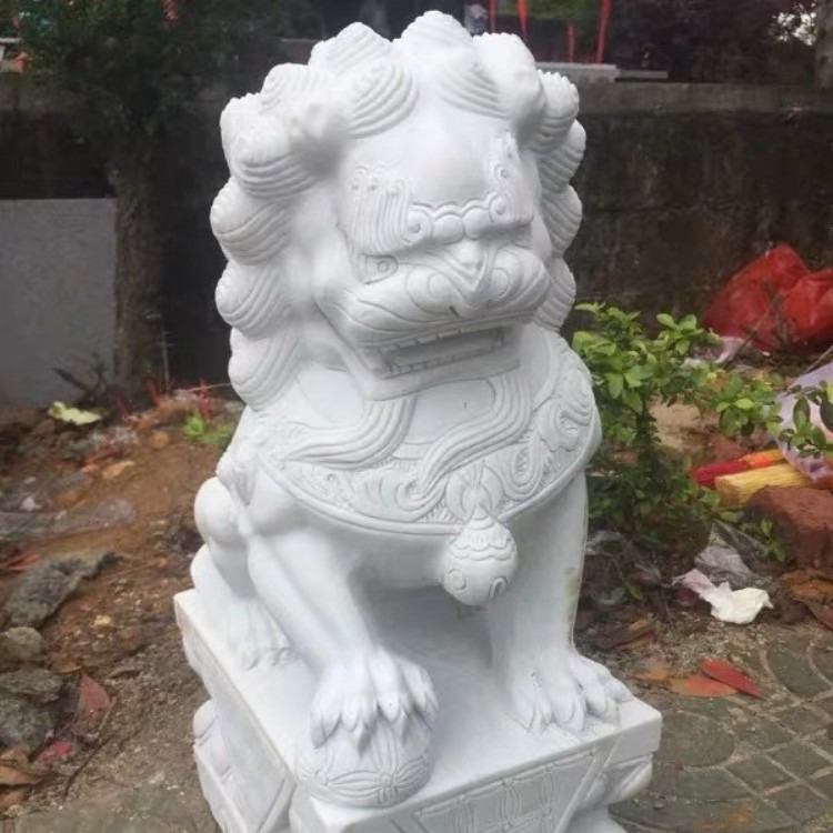 弘正雕塑 石雕狮子 石狮子 厂家直销