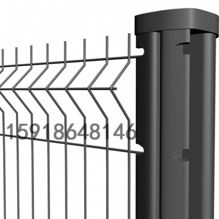 河源小区绿地铁丝网 揭阳三角折弯护栏 现货桃型柱围栏网厂