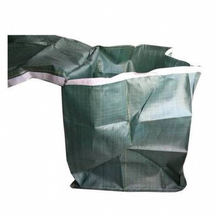 厂家直销护坡石笼袋 河道治理方形带盖绿色pet材质环保石笼袋