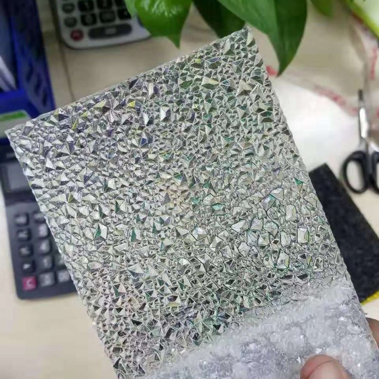 PC耐力板-钻石大颗粒-造型美防刮花-装饰用板