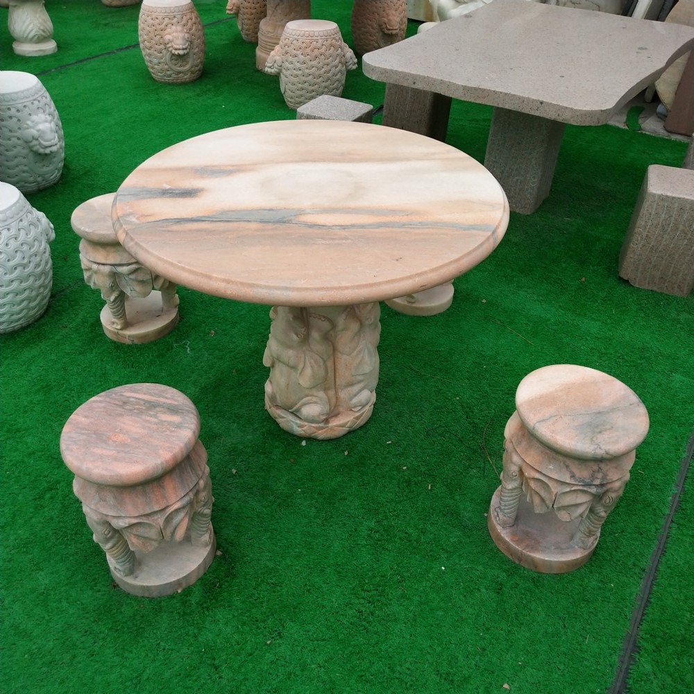 弘正园林雕塑 石桌 0.8-1.2米 庭院 公园石桌 欧式