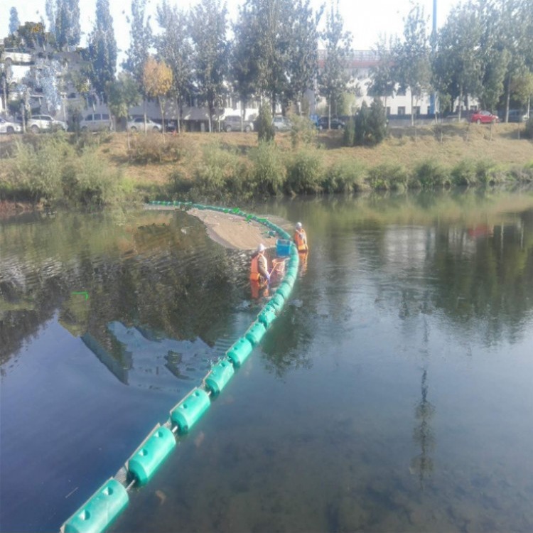 乐山市厂家直销拦污浮体 免维护浮漂 河水两半式浮筒