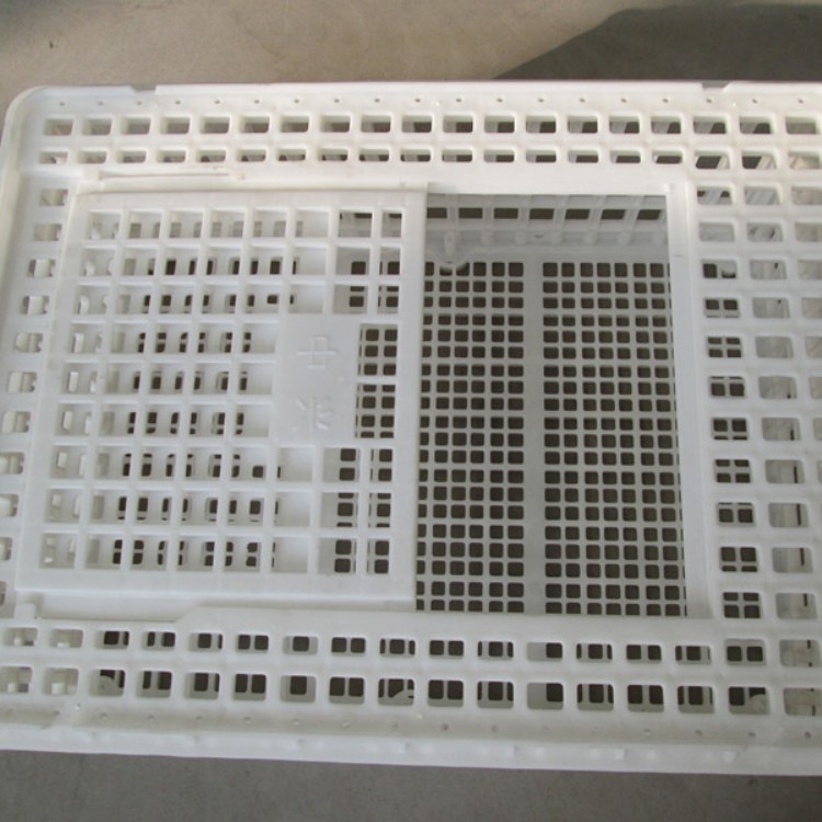 中兴抗老化鸭笼子耐磨塑料成鸭周转筐批发塑料鸡鸭鹅周转筐