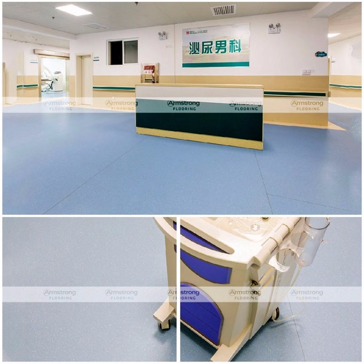 阿姆斯壮pvc地板商用塑胶地板j洁净龙系列医院手术室实验室用环保 地胶
