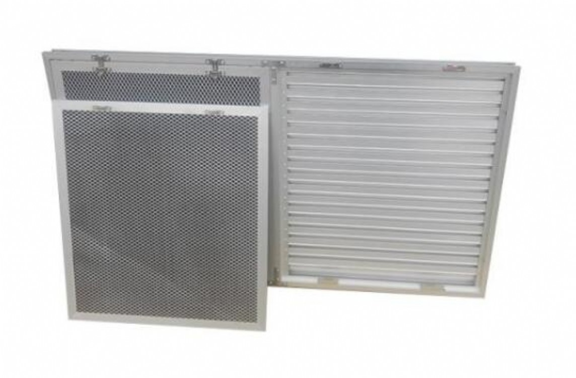 不锈钢消声百叶窗安装维护认准德祥空调