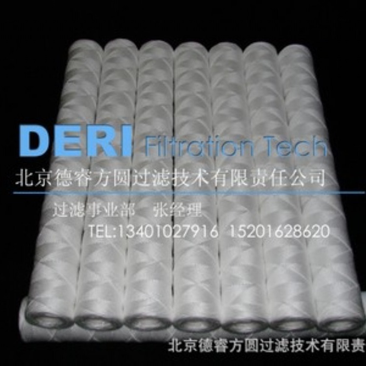 北京20英寸线绕滤芯/北京绕线滤芯/ PP棉线绕滤芯生产