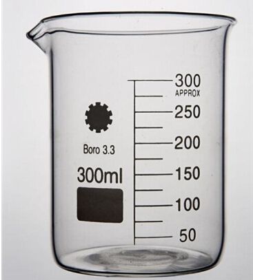 上海玻璃低型烧杯33高硼硅加厚料玻璃烧杯实验室量杯