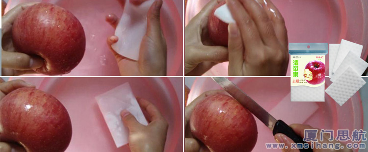 洗苹果用什么洗干净--清苹果纳米海绵一抹净.jpg